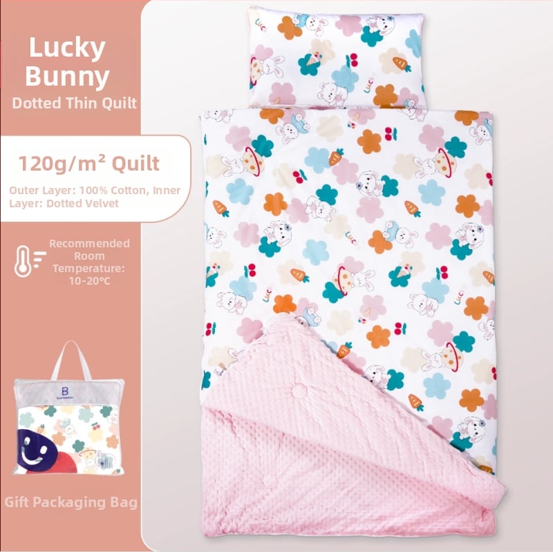 Gyerekeknek készült alvózsák karikatúra stílussal, 100% pamut anyag, súly 1.6–2 kg, gépi mosásra