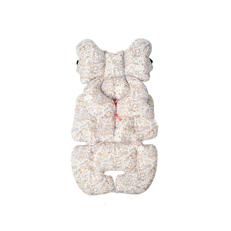 Pamukasti jastučić za sjedenje za bebu za kolica i visoku stolicu (pamuk; 0–1 godina; pogodan za kolica i visoku stolicu)