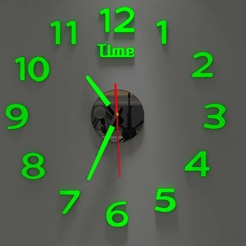 Gaismas analogais galda pulkstenis, ar bateriju darbību, akrila korpuss un kalts stikla ciparnīca