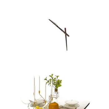 Gaismas analogais galda pulkstenis, ar bateriju darbību, akrila korpuss un kalts stikla ciparnīca