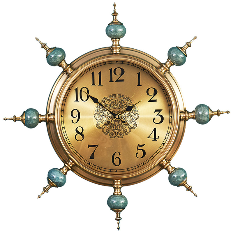 TD505 sienas pulkstenis ar sweep-second kustību, darbināms ar bateriju