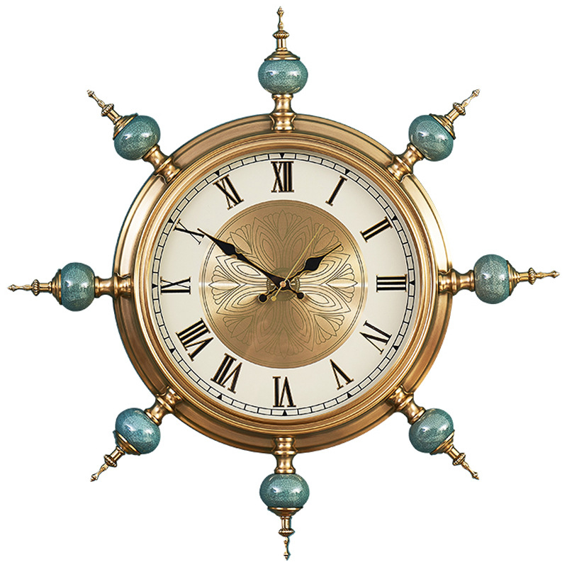 TD505 sienas pulkstenis ar sweep-second kustību, darbināms ar bateriju