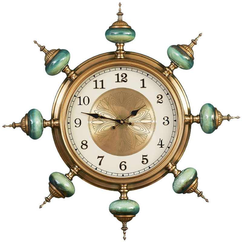 TD505 sienas pulkstenis ar sweep-second kustību, darbināms ar bateriju