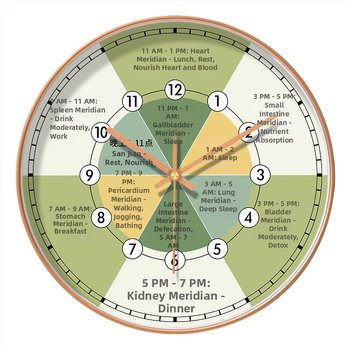 Health Wall Clock sienas pulkstenis — mūsdienīgs stils, vienpusīgs analogo displejs, vienmērīgs sekundes kustība, bateriju barošana