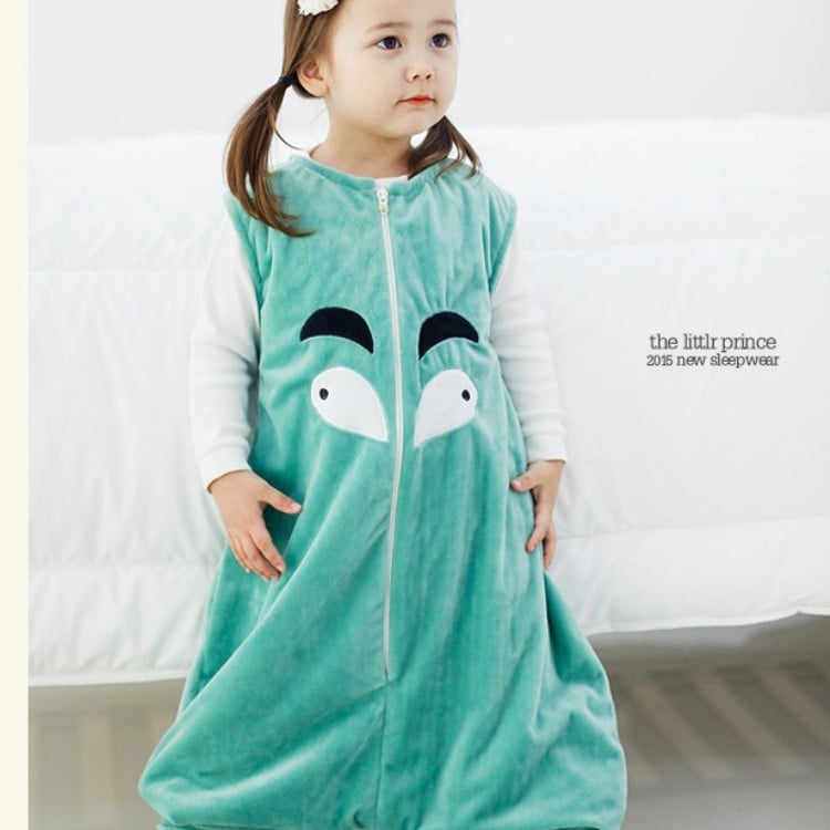 Baba hordozható alvózsák szétválasztott lábakkal tavasz-ősz időszakra, egybeöltözős kúszóruha otthon - tiszta gyapot anyag, gyapot töltet, súly legfeljebb 1 kg, fő összetevő 99,99%