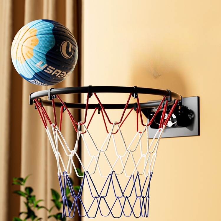 Unutarnji koš za košarku, zidni, bez bušenja, tih, sklopiv