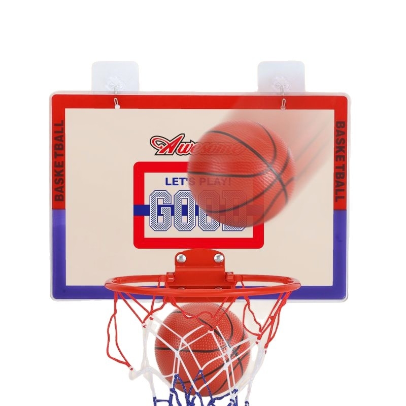Viseći košarkaški okvir za unutarnju i vanjsku upotrebu – PVC materijal, montaža kukom, uključuje kuku, mrežu i vijke