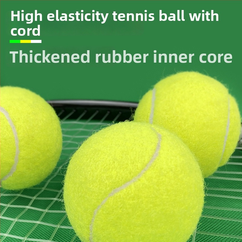 Boca tenisový tréner odrazov s elastickým lanom, prenosný, syntetické vlákno, odolný, pre začiatočníkov, tlač loga, vhodný pre badminton a tenis