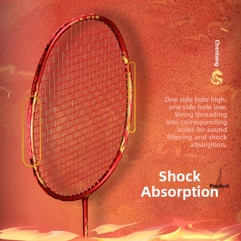 Raketa za badminton s potpuno karbonskim okvirom, težina 95–100 g, držač G5, napadački tip, izlazi u jesen 2022