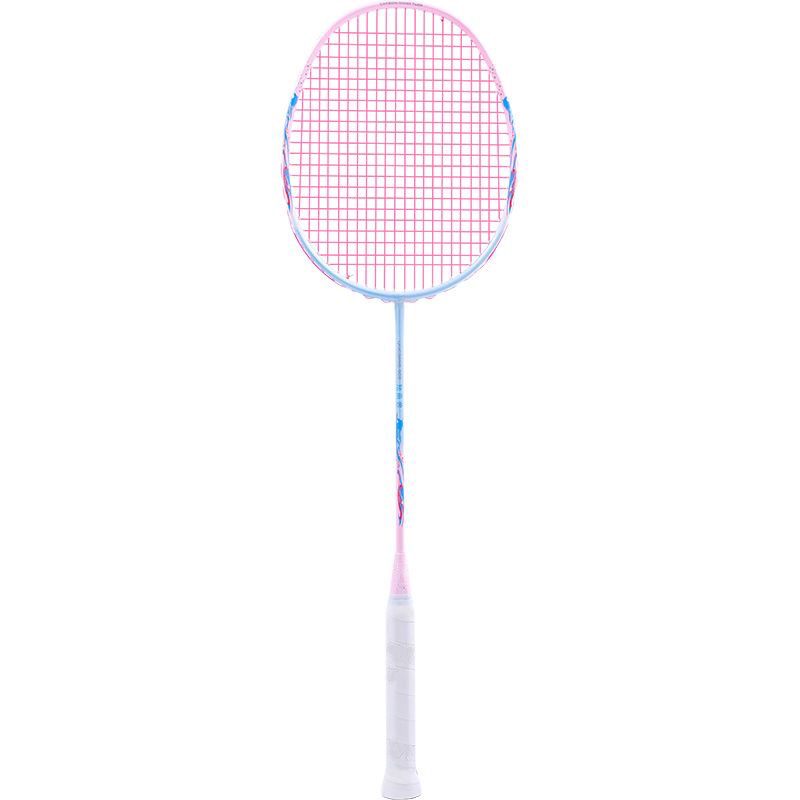 Set badminton raketa, ultralagani aluminijski okvir, najlon žice, 80–84 g, drška G2