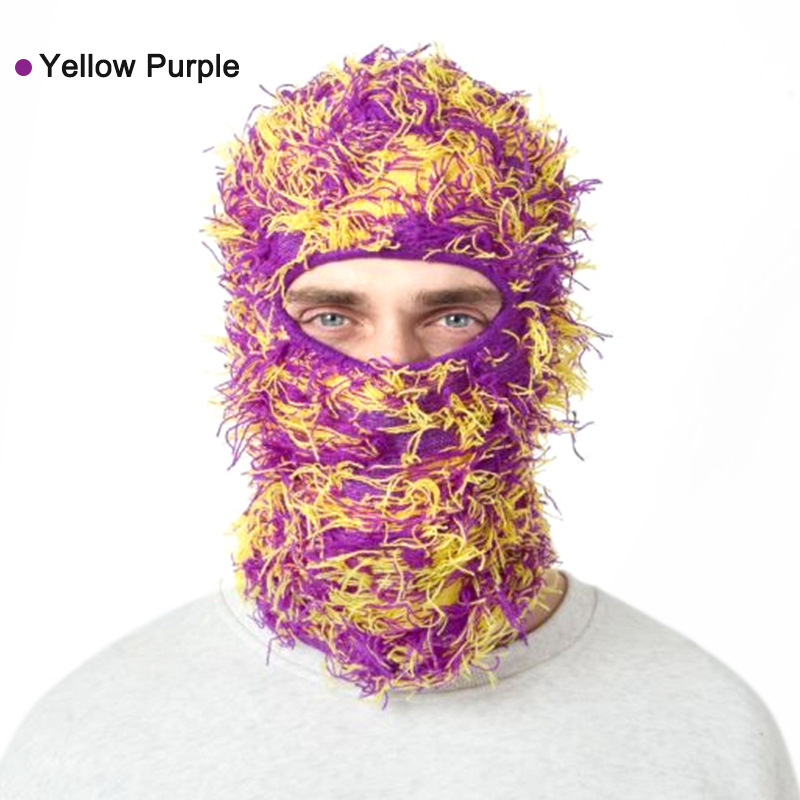 Balaklava universāla, akrila adīta maska ārējai slēpošanai (Pielāgošana: Jā; Materiāls: Akrils; Lietojums: Slēpošana ārā)