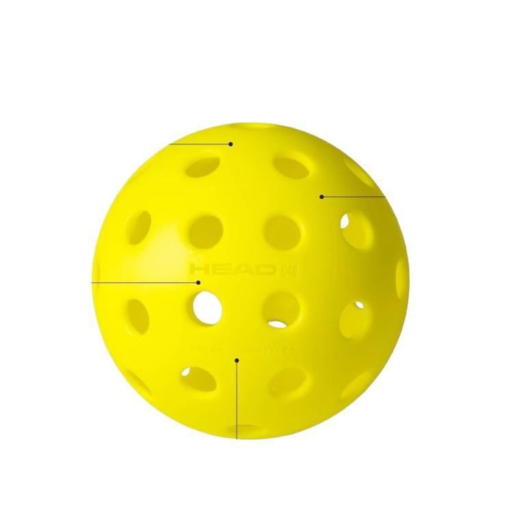 Pickleball apmācību bumba - 3 konservu kārbas, materiāls: zīda zieds