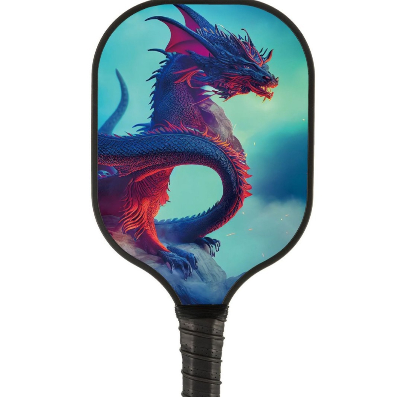 Stakloplastično pickleball paddle, serija Dvanaest znakova zodijaka, s loptom