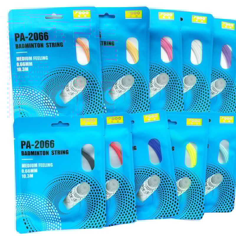 TOPO nailoninės raketės siūlai badmintonui, tinkami stalo tenisui ir badmintonui