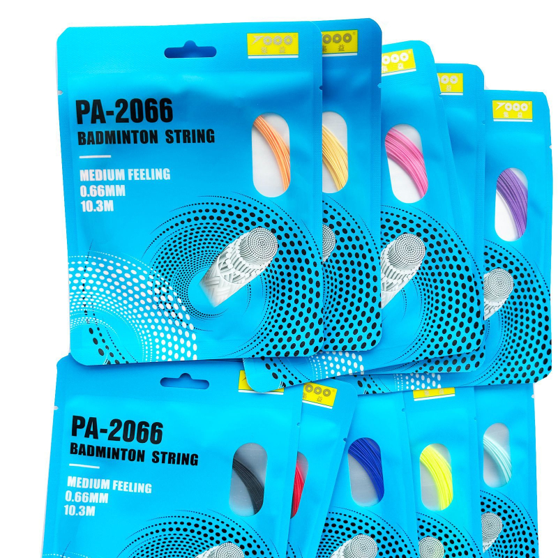 TOPO nailoninės raketės siūlai badmintonui, tinkami stalo tenisui ir badmintonui