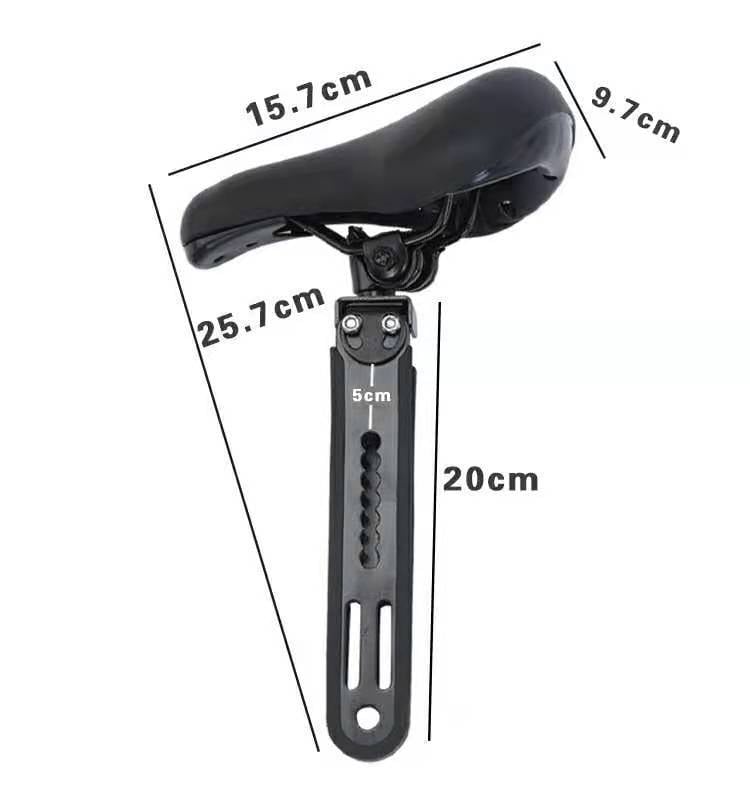 Детска велосипедна седалка с бърз монтаж, унисекс, персонализируема, марка Shang yi