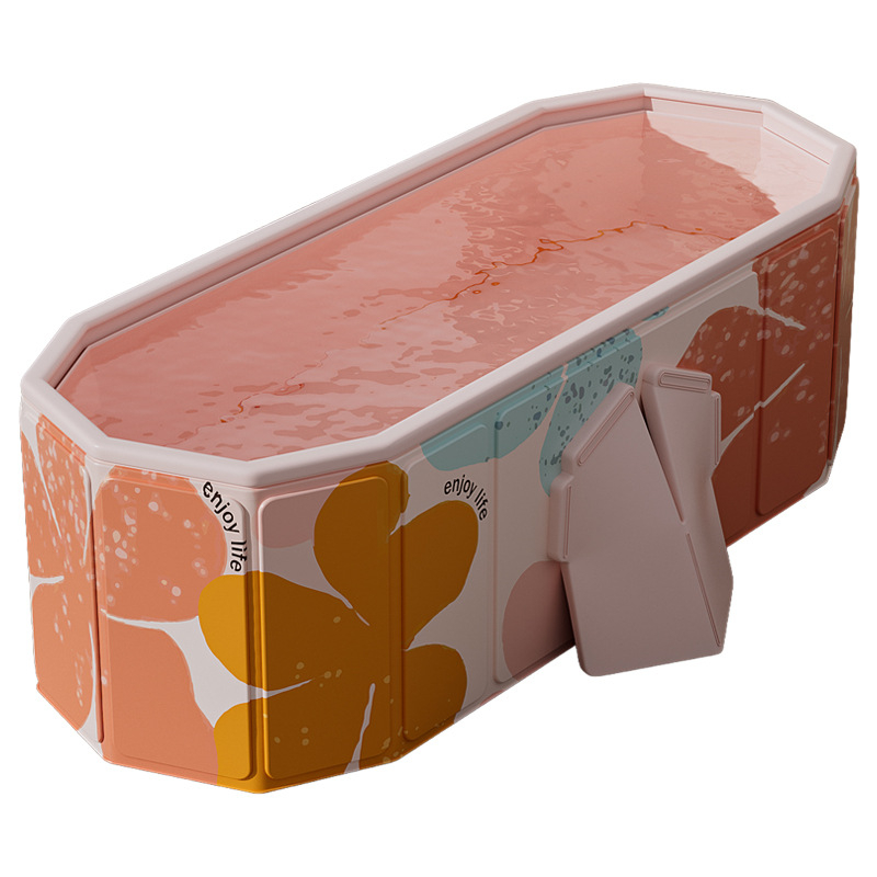 Cadă pliabilă din PVC pentru adulți – izolată, îngroșată, deschidere rapidă pentru baie