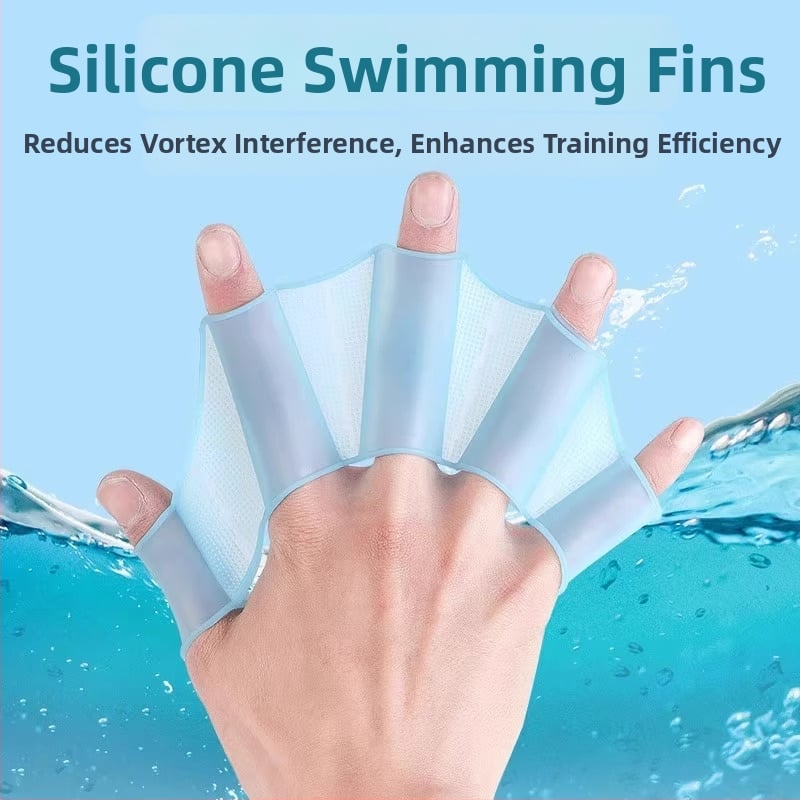 Silīkonā plūdes plaukstas plūdenošie cimdi – Pengyi, Produkta numurs: Silicone Swimming Flippers, Ārējo tirdzniecības eksporta ekskluzīvs piegādātājs