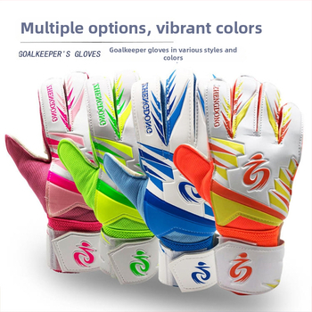 Unisex jalgpalli väravavahi kinnas – sõrmede kaitse, paks lateks, libisemisvastane haare