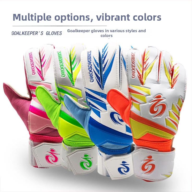 Unisex jalgpalli väravavahi kinnas – sõrmede kaitse, paks lateks, libisemisvastane haare