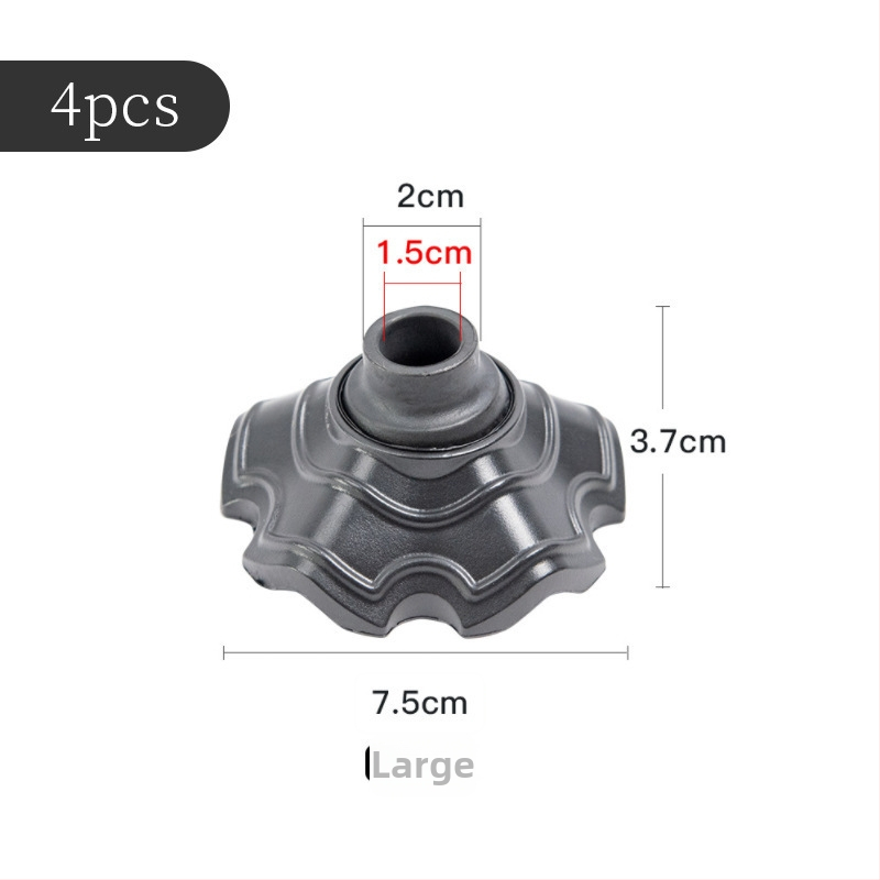 Aizsargājošs kāju pārsegs krēsla kājām — izturīgi kāju paliktņi; universāli regulējams Moon Chair un krēsliem; caurules aizsargs