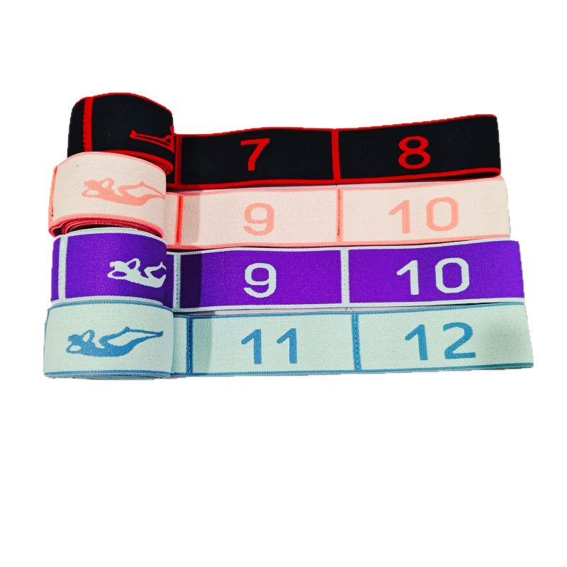 Traka otpora za izgradnju mišića — materijal: gumena pređa + poliester vlakno; opcije: 8-grid, 10-grid, 12-grid; univerzalna uporaba