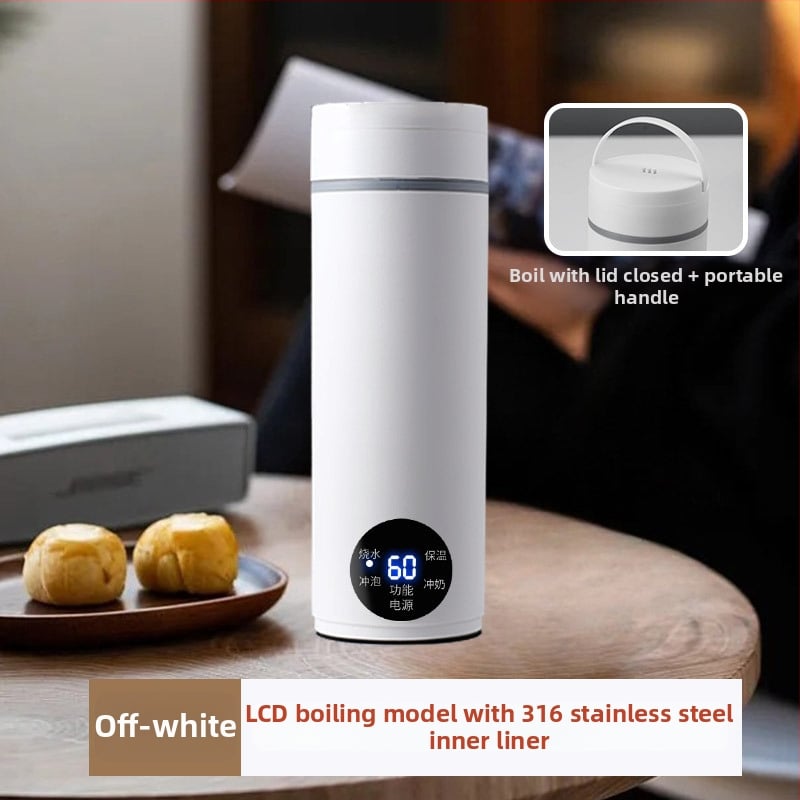 Edelle Elektriskā ūdens uzsildīšanas krūze ar digitālo displeju, pārnēsājama ceļojumiem, jauda zem 1000W, tilpums zem 1L