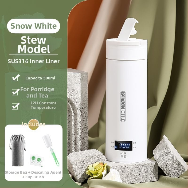 Edelle Elektriskā ūdens uzsildīšanas krūze ar digitālo displeju, pārnēsājama ceļojumiem, jauda zem 1000W, tilpums zem 1L