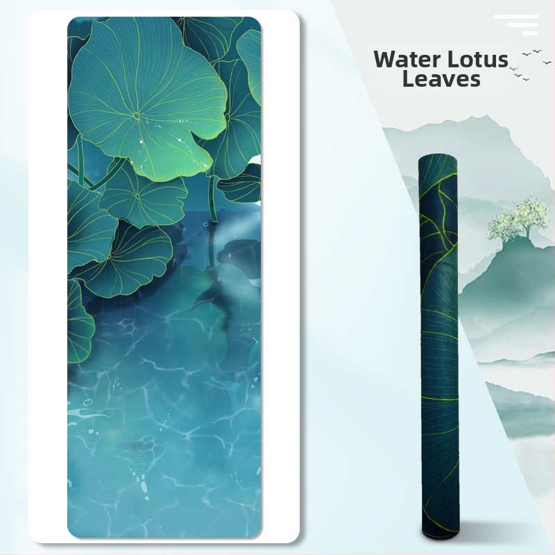 Jogas dvielis un saliekamais jogas paklājs (Materiāls: zamšs + dabīgā gumija; Biezums: 1.5 mm; Svars: 1.3 kg)