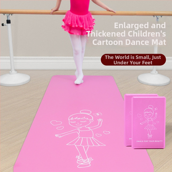 Bērnu deju jogas paklājs, Oxford audums, 8 mm biezums, figūras raksts