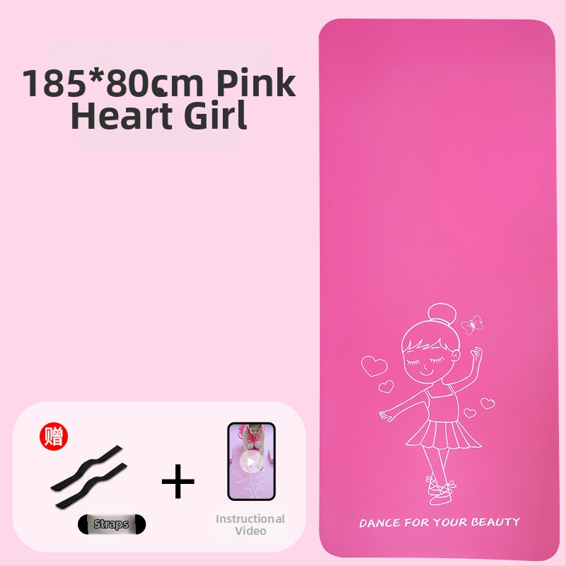 Bērnu deju jogas paklājs, Oxford audums, 8 mm biezums, figūras raksts