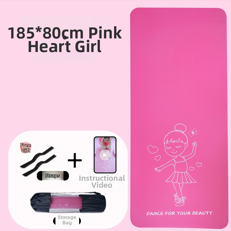 Bērnu deju jogas paklājs, Oxford audums, 8 mm biezums, figūras raksts