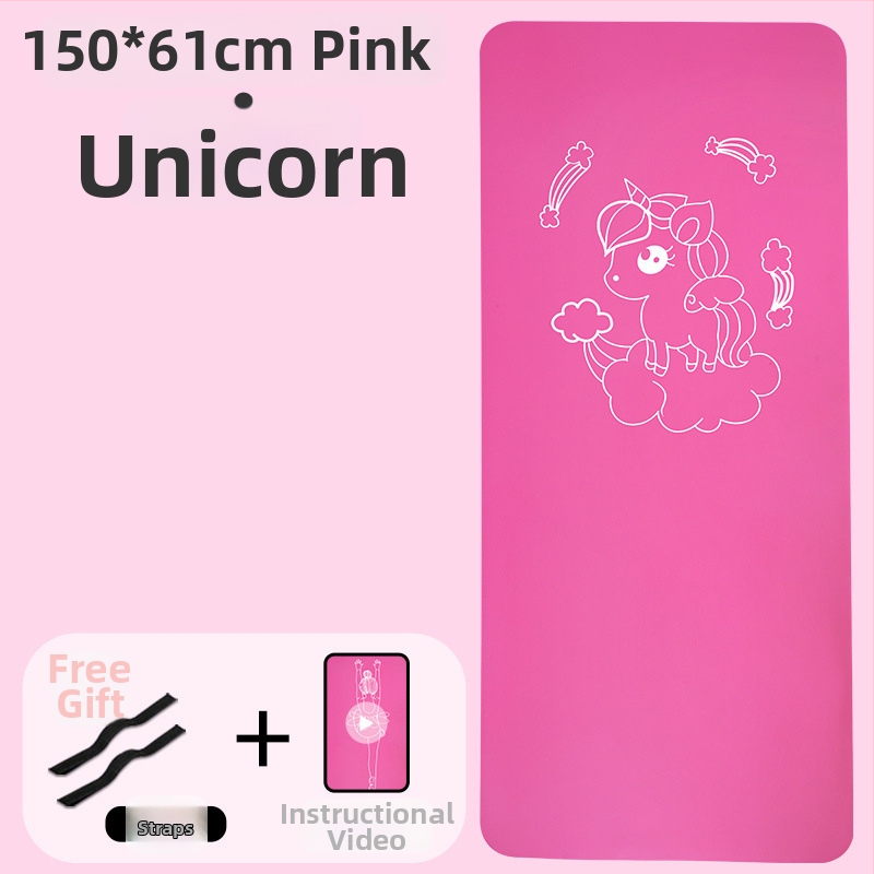 Bērnu deju jogas paklājs, Oxford audums, 8 mm biezums, figūras raksts