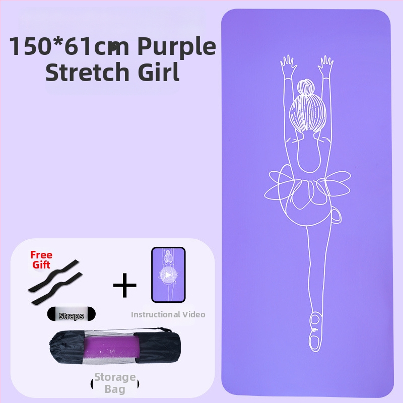 Bērnu deju jogas paklājs, Oxford audums, 8 mm biezums, figūras raksts