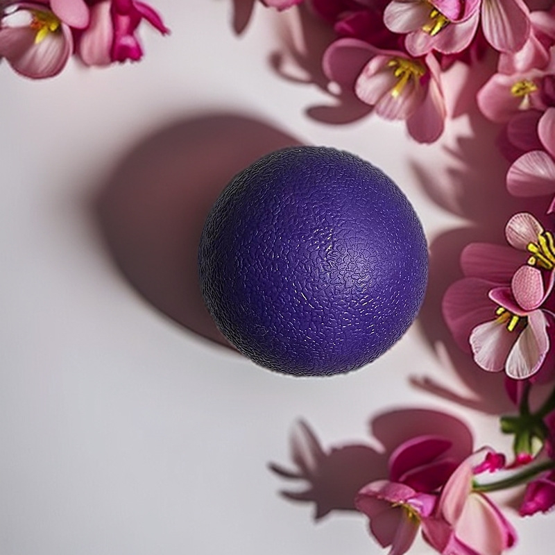 TPE fascia kugla za masažu lumbalne i vratne regije – Ne napuhava se, 120 g (jednostruka) / 260 g (dvostruka) – fitness i masaža za zdravlje