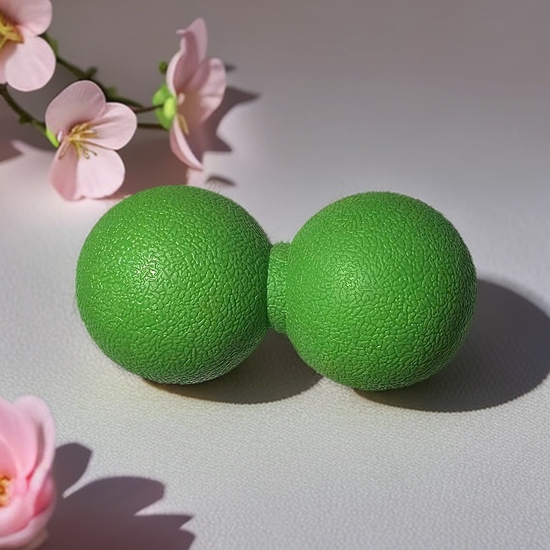 TPE fascia kugla za masažu lumbalne i vratne regije – Ne napuhava se, 120 g (jednostruka) / 260 g (dvostruka) – fitness i masaža za zdravlje