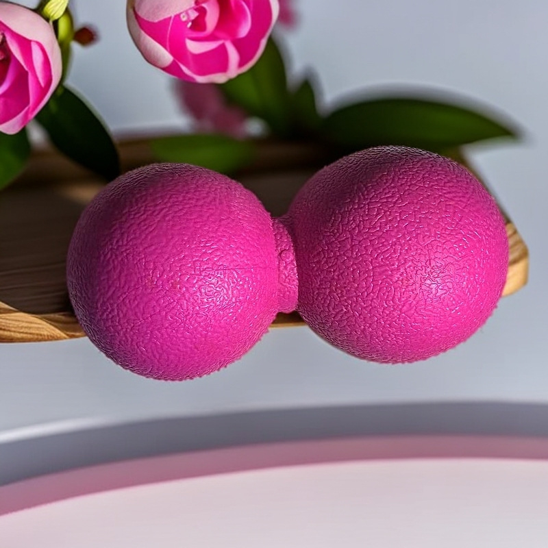 TPE fascia kugla za masažu lumbalne i vratne regije – Ne napuhava se, 120 g (jednostruka) / 260 g (dvostruka) – fitness i masaža za zdravlje