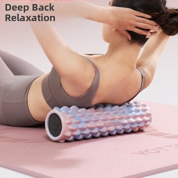 Putų volelis raumenų atsipalaidavimui, nugaros masažai ir kojų tonusui – Medžiaga: šilkas gėlė; Prekės ženklas: Kitas