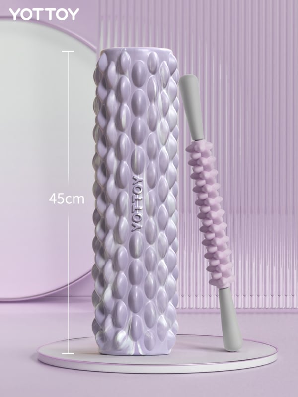 Putų volelis raumenų atsipalaidavimui, nugaros masažai ir kojų tonusui – Medžiaga: šilkas gėlė; Prekės ženklas: Kitas