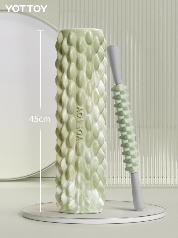 Putų volelis raumenų atsipalaidavimui, nugaros masažai ir kojų tonusui – Medžiaga: šilkas gėlė; Prekės ženklas: Kitas