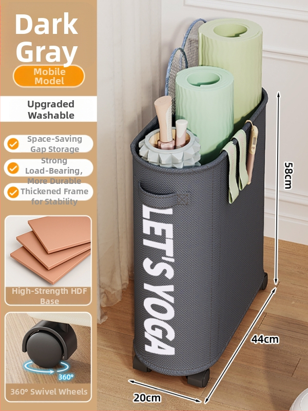 Jogas paklāja uzglabāšanas grozs, zīda ziedu materiāls, mini ar 6 slāņiem, ceļojumu uzglabāšanai, nepieciešama uzstādīšana