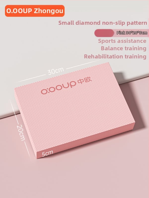 Joga paklājs līdzsvaram un korpusa vingrinājumiem, materiāls: TPE, biezums: 5–6 cm, svars: 0,15–0,45 kg, vienkrāsains dizains