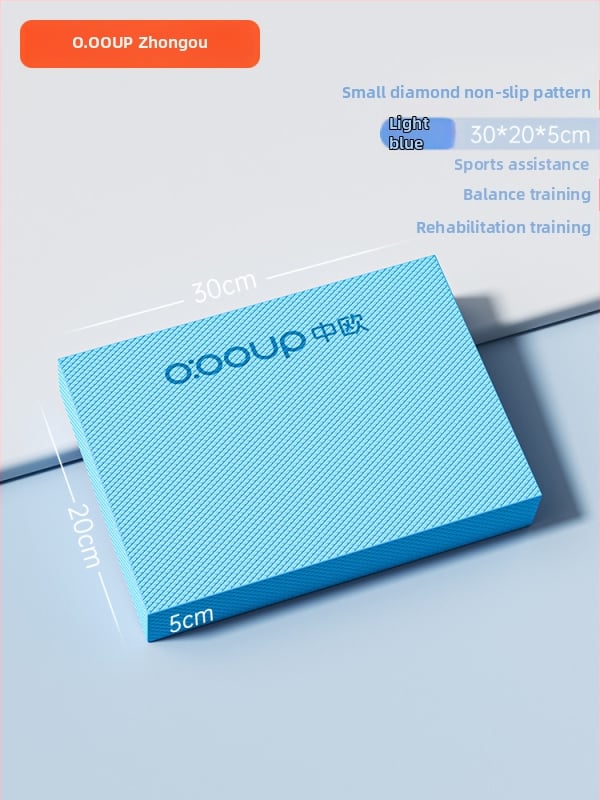 Joga paklājs līdzsvaram un korpusa vingrinājumiem, materiāls: TPE, biezums: 5–6 cm, svars: 0,15–0,45 kg, vienkrāsains dizains