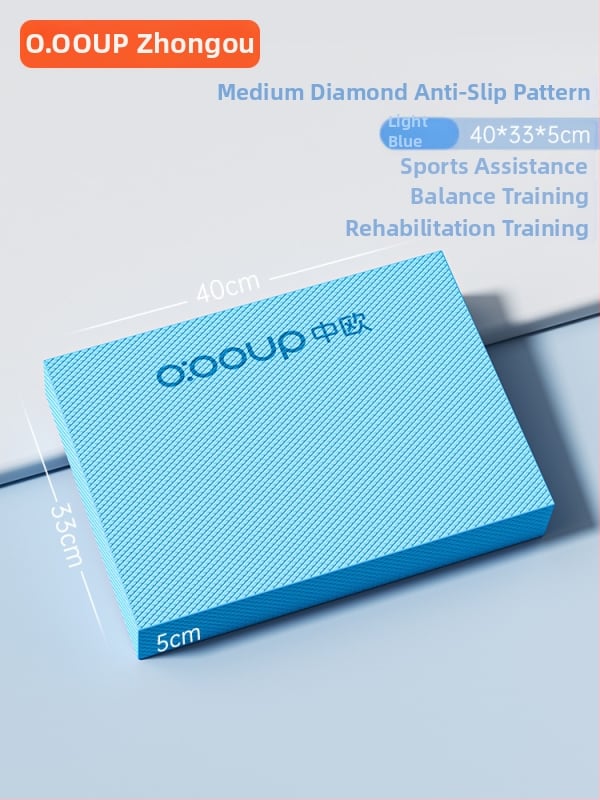 Joga paklājs līdzsvaram un korpusa vingrinājumiem, materiāls: TPE, biezums: 5–6 cm, svars: 0,15–0,45 kg, vienkrāsains dizains