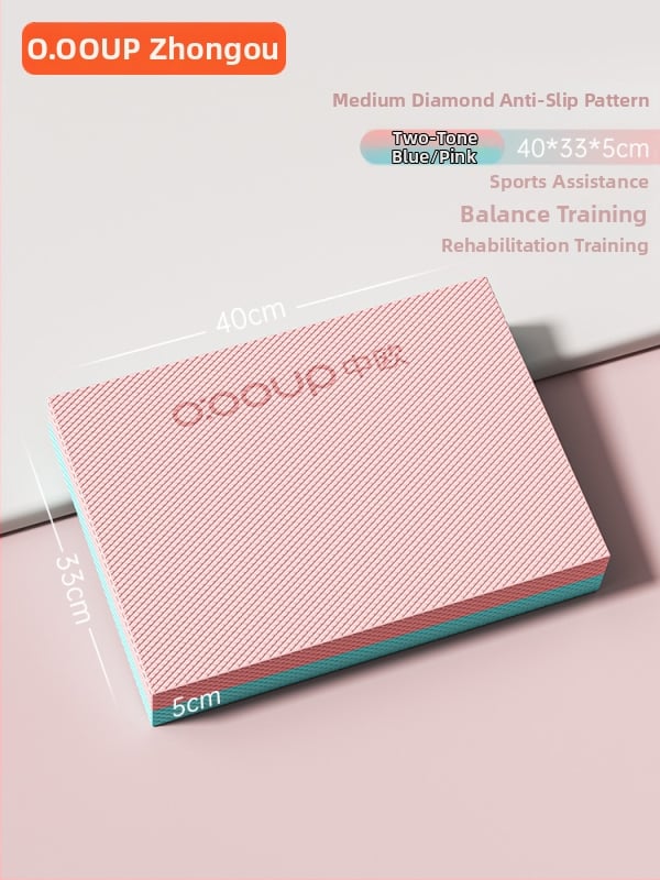 Joga paklājs līdzsvaram un korpusa vingrinājumiem, materiāls: TPE, biezums: 5–6 cm, svars: 0,15–0,45 kg, vienkrāsains dizains