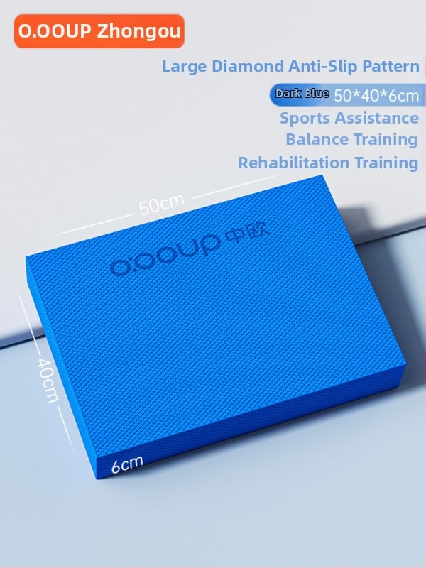 Joga paklājs līdzsvaram un korpusa vingrinājumiem, materiāls: TPE, biezums: 5–6 cm, svars: 0,15–0,45 kg, vienkrāsains dizains