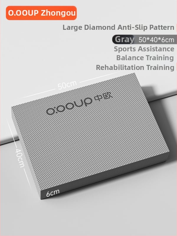 Joga paklājs līdzsvaram un korpusa vingrinājumiem, materiāls: TPE, biezums: 5–6 cm, svars: 0,15–0,45 kg, vienkrāsains dizains