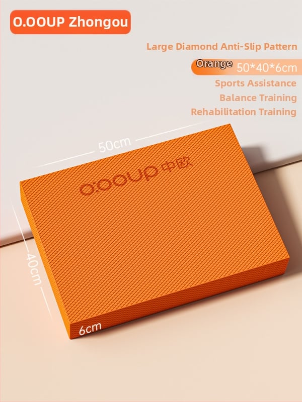 Joga paklājs līdzsvaram un korpusa vingrinājumiem, materiāls: TPE, biezums: 5–6 cm, svars: 0,15–0,45 kg, vienkrāsains dizains