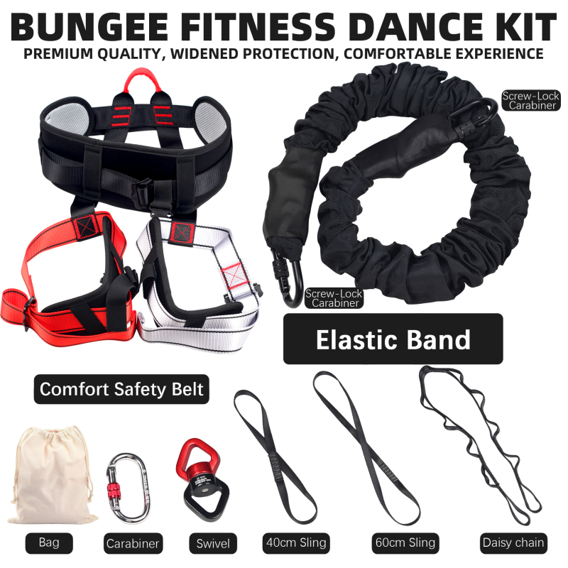 Εσωτερικός εξοπλισμός μπούντζι γιόγκα – PRIOR FITNESS ιμάντας/σκοινί γιόγκα, Υλικό: Άλλο; Κατάλληλο για εξοπλισμό γυμναστηρίου, χορευτικά αθλήματα, βοηθήματα γιόγκα