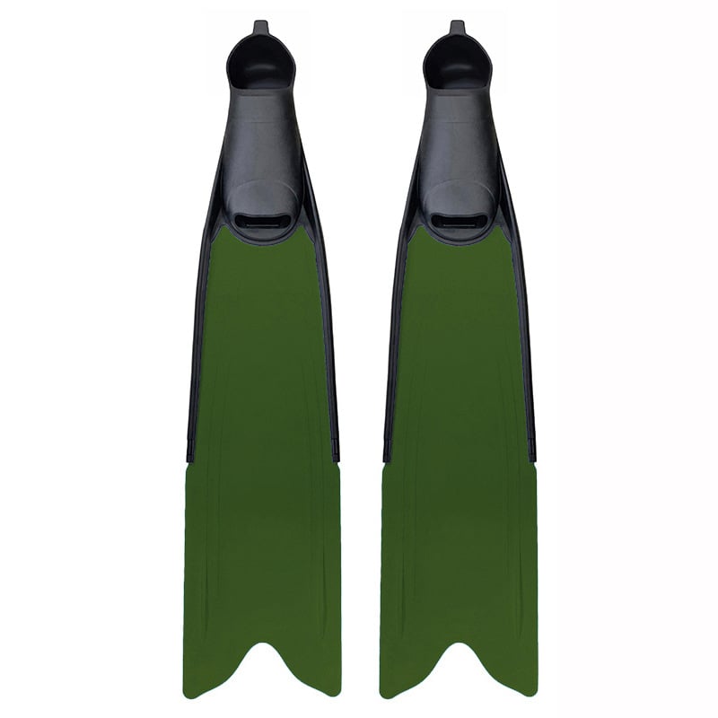 Garās niršanas spārni ar PP lāpām un TPR kāju pārsegiem, OEM zīmols, pielāgojams